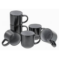 KAFFEEBECHERSET 6-teilig  - Hellgrau, Trend, Keramik (350ml) - Creatable