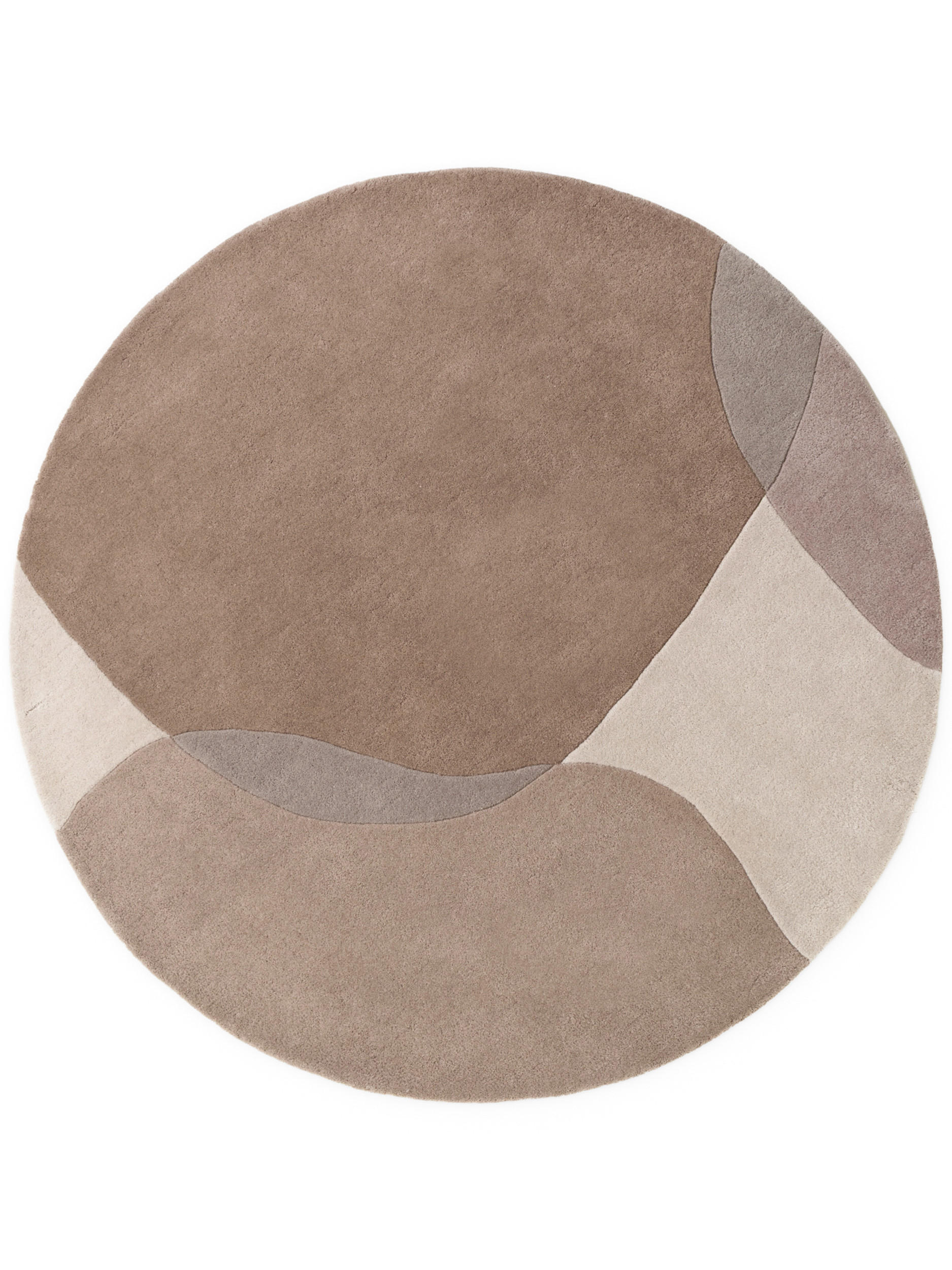WOLLTEPPICH Wohnzimmer 160 cm Kollektion 1876 Ovia Creme, Beige rund  - Beige/Creme, Basics, Textil (160cm) - Villeroy & Boch