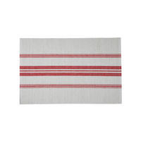NAMIZNI POGRINJEK rdeča, bela  - rdeča/bela, Basics, tekstil (35/50cm)