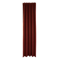 WÄRMESCHUTZVORHANG  blickdicht  140/245 cm   - Orange, Basics, Textil (140/245cm)