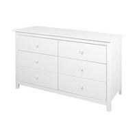 KOMMODE  in 130/80/45 cm  - Weiß, Natur, Holz (130/80/45cm) - Livetastic