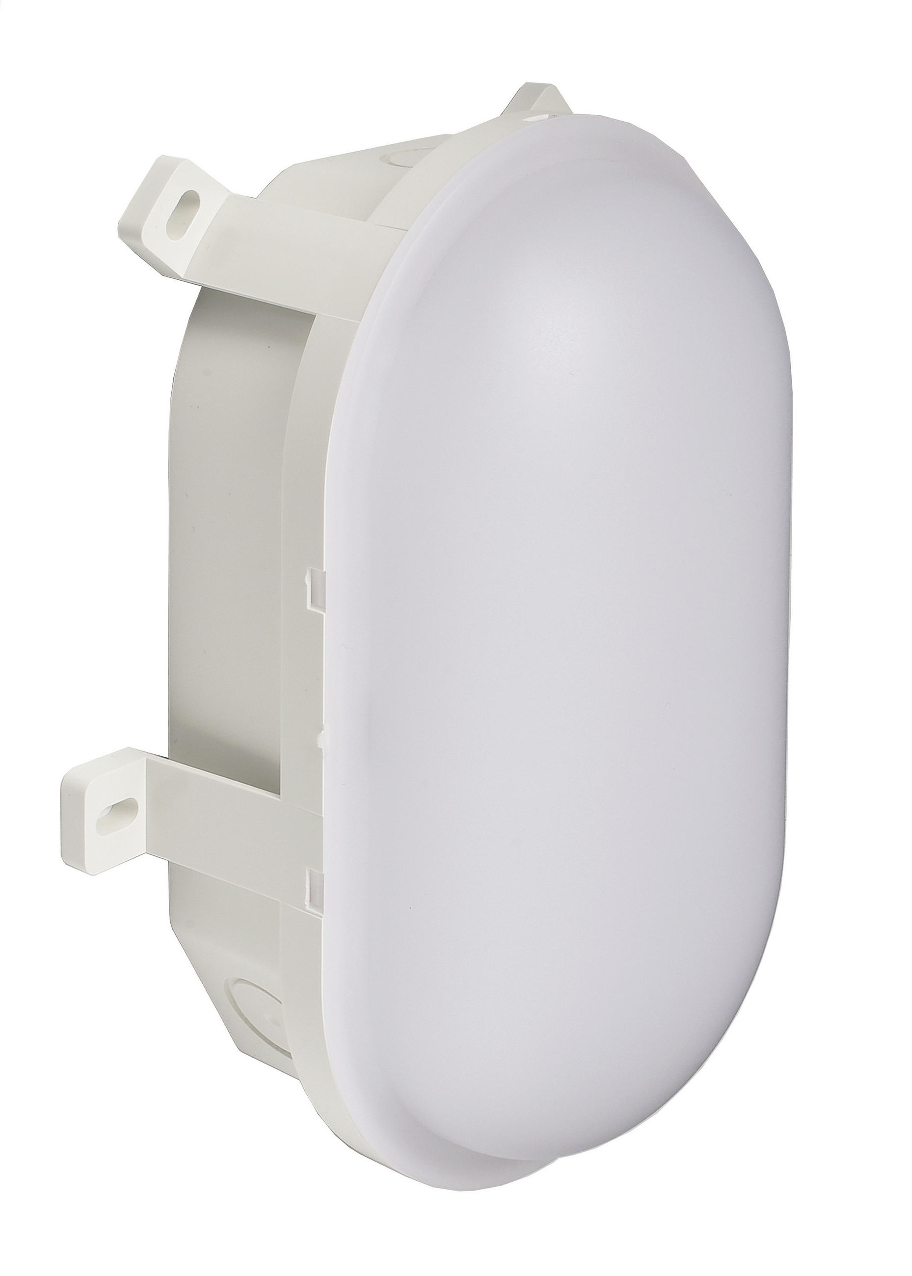 AUßENWANDLEUCHTE Sotano 16,5/12/6,5 cm   - Weiß, KONVENTIONELL, Kunststoff (16,5/12/6,5cm)
