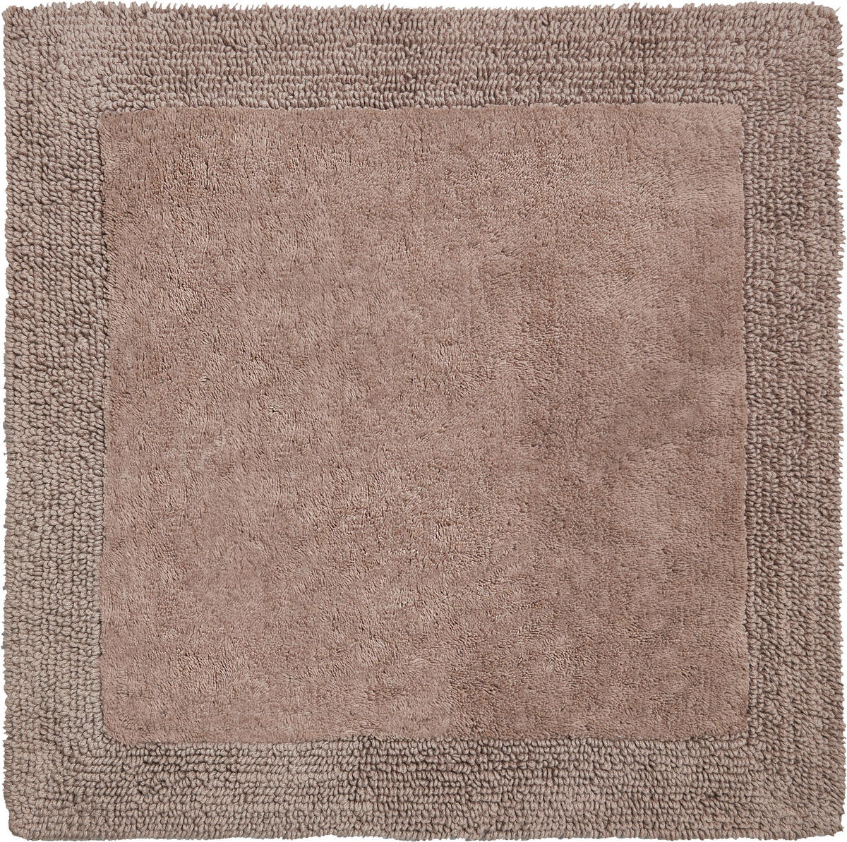 PŘEDLOŽKA K BIDETU, 60/60 cm - šedohnědá, Basics, textil/plast (60/60cm) - Grund