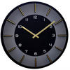 WANDUHR Schwarz, Weiß, Goldfarben 39,5/39,5/4 cm  - Goldfarben/Schwarz, Basics, Holzwerkstoff (39,5/39,5/4cm) - Nextime