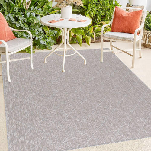 In- und Outdoorteppich 120/170 cm Zagora Grau, Beige  - Beige/Grau, Basics, Textil (120/170cm) - Novel