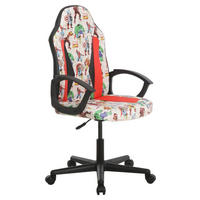 GAMINGSTUHL Multicolor, Rot, Schwarz, Weiß Kunststoff, Textil   - Rot/Multicolor, Design, Kunststoff/Textil (60/98,5-108/63,6cm) - Marvel