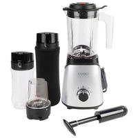 STANDMIXER  - Hellgrau/Schwarz, Basics, Kunststoff/Metall (17/37/16cm) - CASO Design