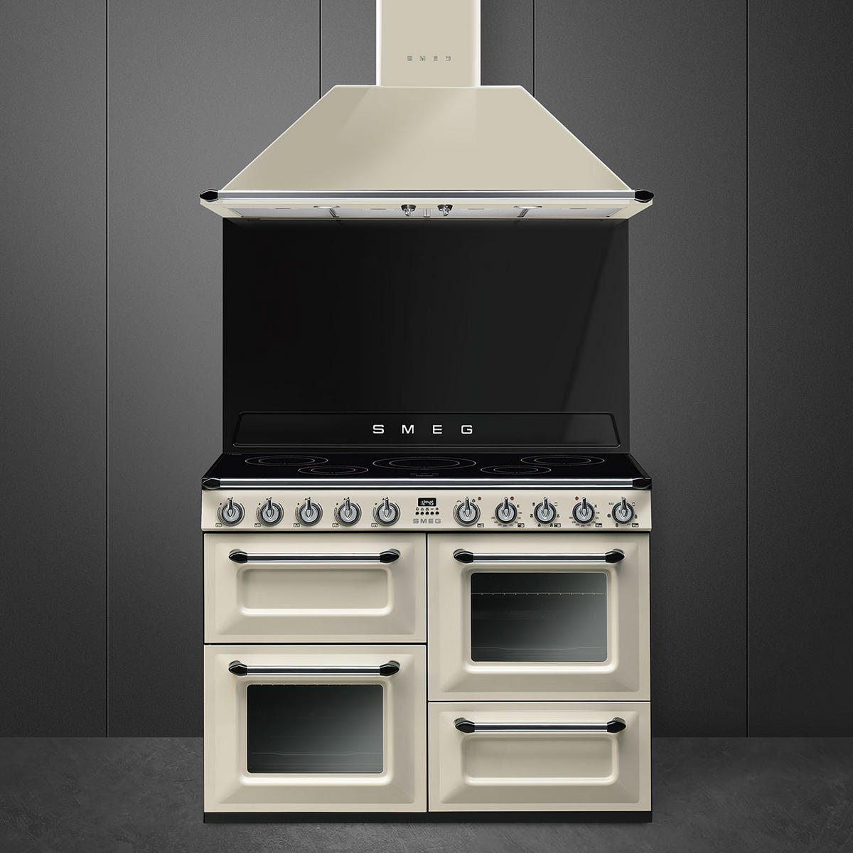 HERD TR4110IP  - Creme, Basics, Glas/Metall (110/90/60cm) - SMEG