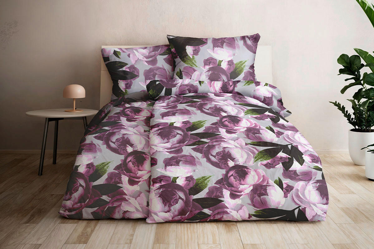 BETTWÄSCHE 140/220 cm  - Rosa, Design, Textil (140/220cm) - Grund