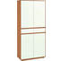 GARDEROBENSCHRANK Eiche teilmassiv lackiert Weiß, Eichefarben - Eichefarben/Weiß, Basics, Holz/Holzwerkstoff (86/193/37cm) GARDEROBENSCHRANK Eiche teilmassiv lackiert Weiß, Eichefarben - Eichefarben/Weiß, Basics, Holz/Holzwerkstoff (86/193/37cm)