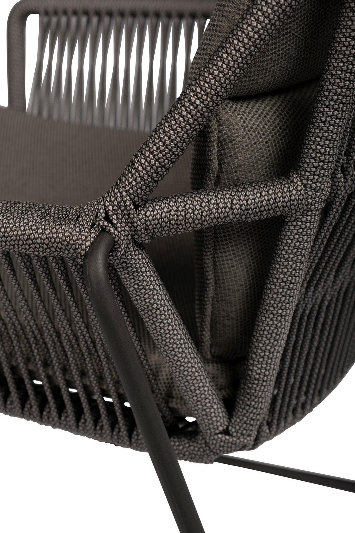 STAPELSESSEL in Metall, Textil Grau  - Anthrazit/Grau, Basics, Textil/Metall (66/87/64cm) - Tierra Outdoor