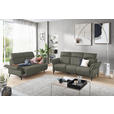 2-SITZER-SOFA in Leder Grau  - Schwarz/Grau, KONVENTIONELL, Leder/Metall (178/103/95cm) - Dieter Knoll