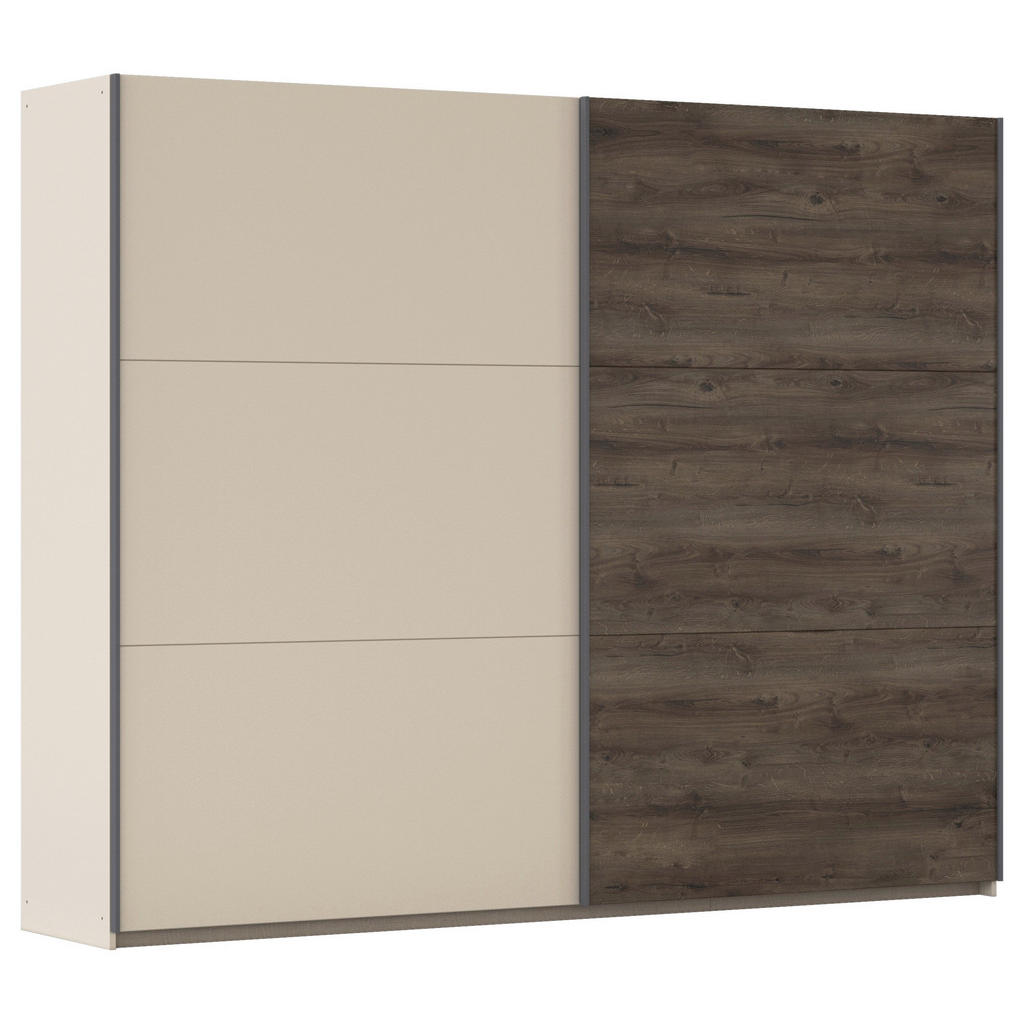 Schwebetürenschrank 261 Cm Sajo-Extra, Champagner/eiche