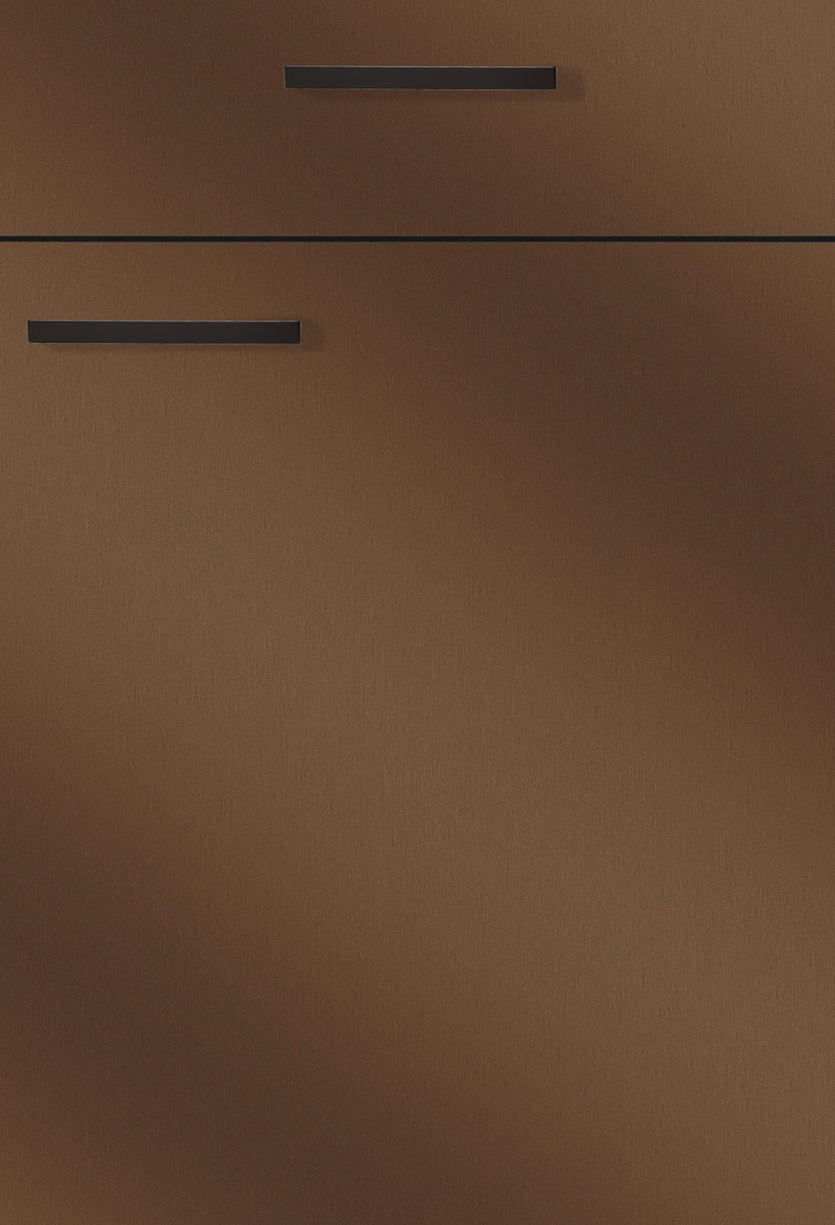 ECKKÜCHE 270/330 cm  in Weiß, Bronzefarben  - Schwarz/Weiß, Design, Holzwerkstoff/Metall (270/330cm) - Xora
