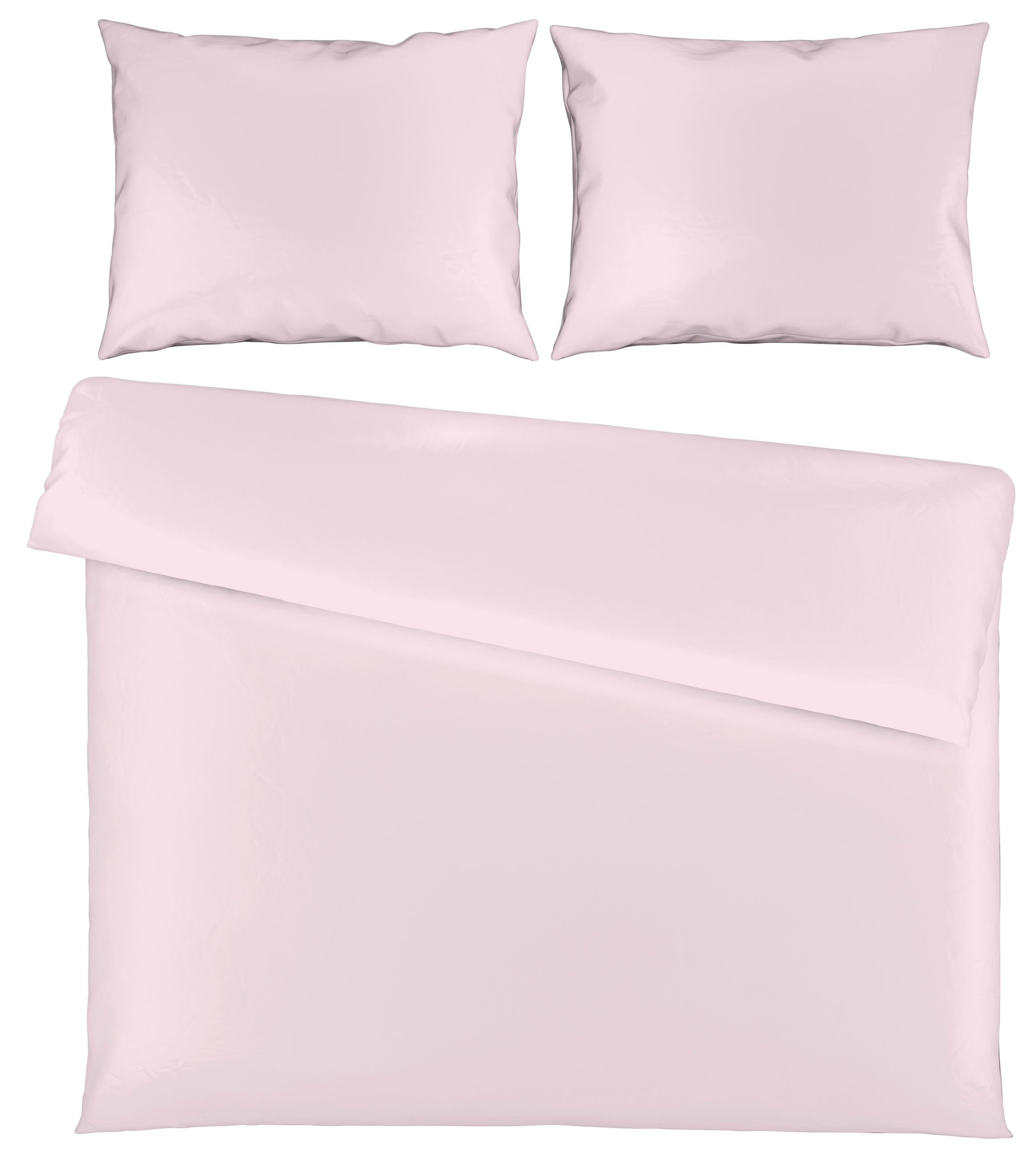 POSTELJNINA SENA 200/200 cm saten roza  - roza, Basics, tekstil (200/200cm) - Novel