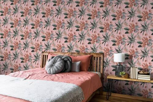 VLIESTAPETE  - Pink, Basics, Papier/Kunststoff (52/1005cm) - Xora