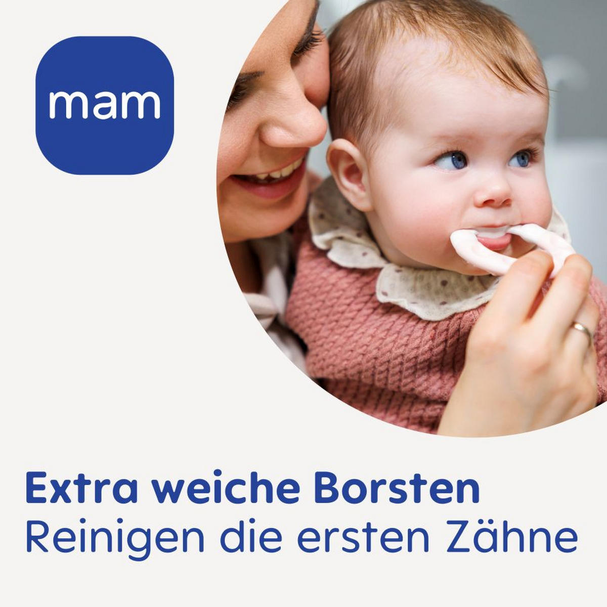 BEISSRING 3+ Monat(e)  - Mintgrün, Basics, Kunststoff (11,7/17,5/1,3cm) - MAM