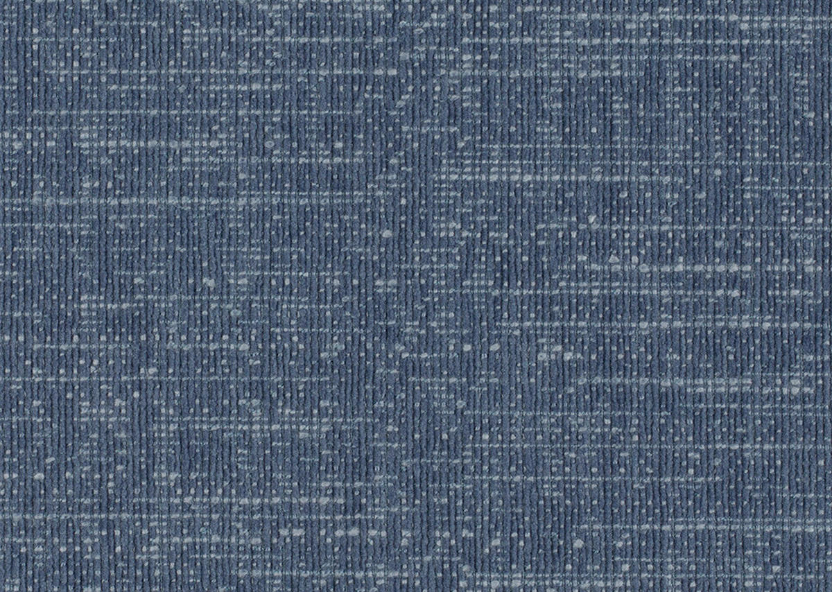 ECKSOFA in Chenille Blau  227/208 cm  - Blau/Alufarben, KONVENTIONELL, Textil/Metall (227/208cm) - Sedda