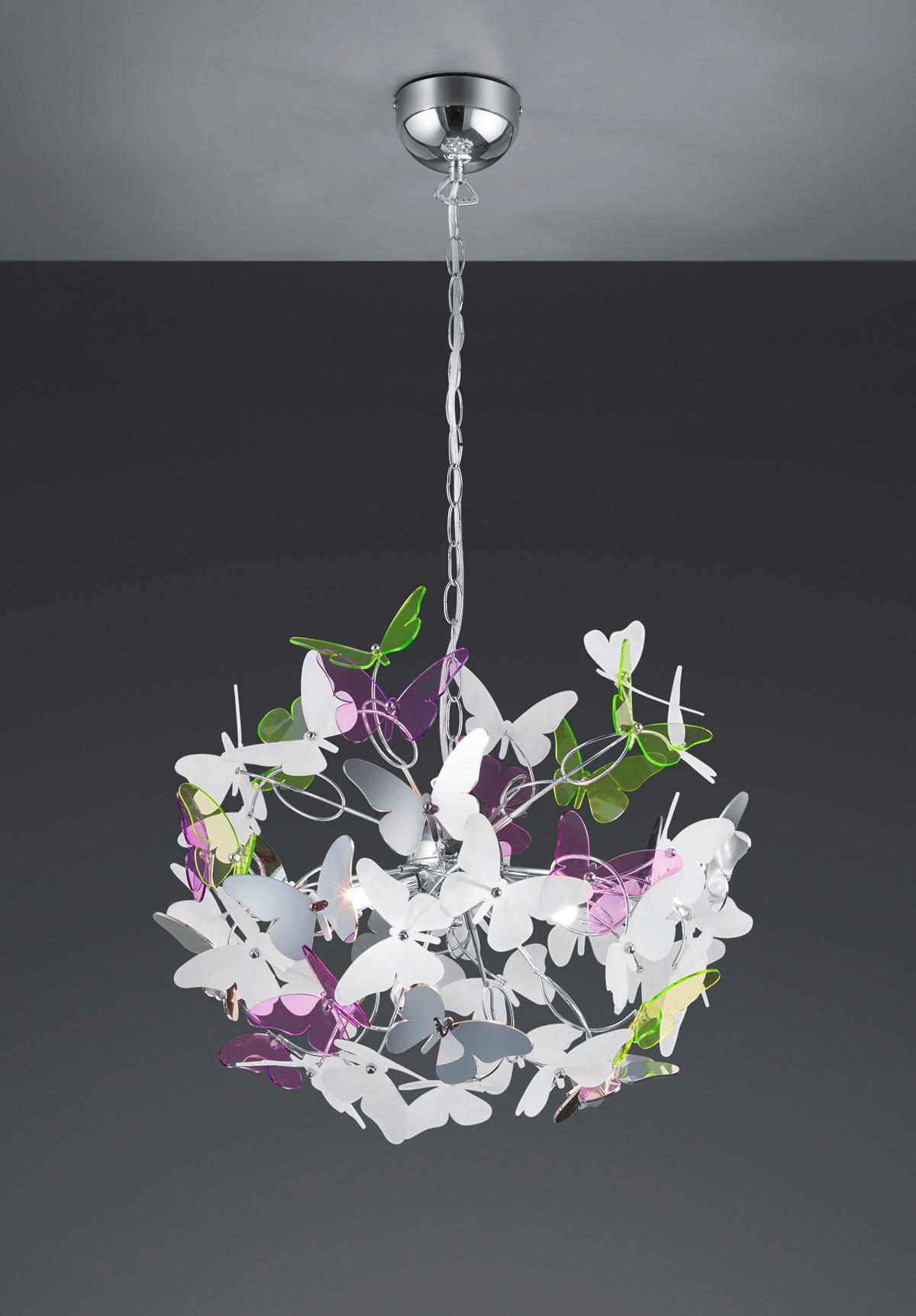 DĚTSKÉ ZÁVĚSNÉ SVÍTIDLO - bílá/zelená, Design, kov/plast (50/150cm)