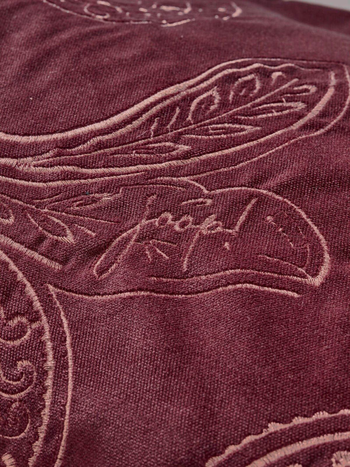 KISSENHÜLLE J! Paisley rouge 50/50 cm  - Rot, Design, Textil (50/50cm) - Joop!