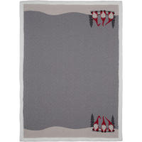 WOHNDECKE GNOM 150/200 cm  - Rot/Grau, Konventionell, Textil (150/200cm) - X-Mas