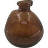 VASE 15.7 cm  - Dunkelbraun, Basics, Glas (14/15,7cm) - Ambia Home