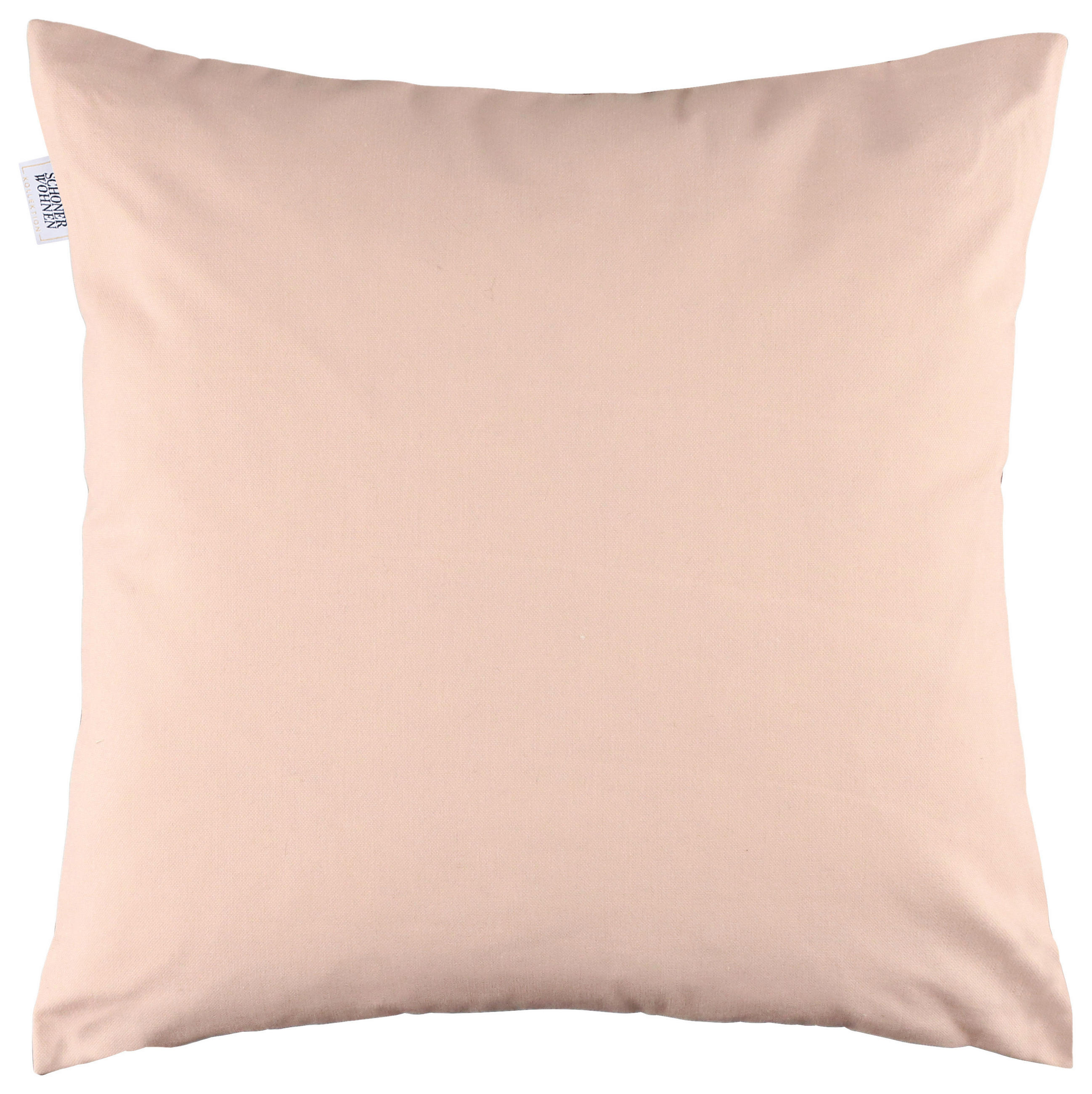 KISSENHÜLLE SW-Plant rot 45/45 cm  - Rotbraun/Creme, Design, Kunststoff/Textil (45/45cm) - Schöner Wohnen