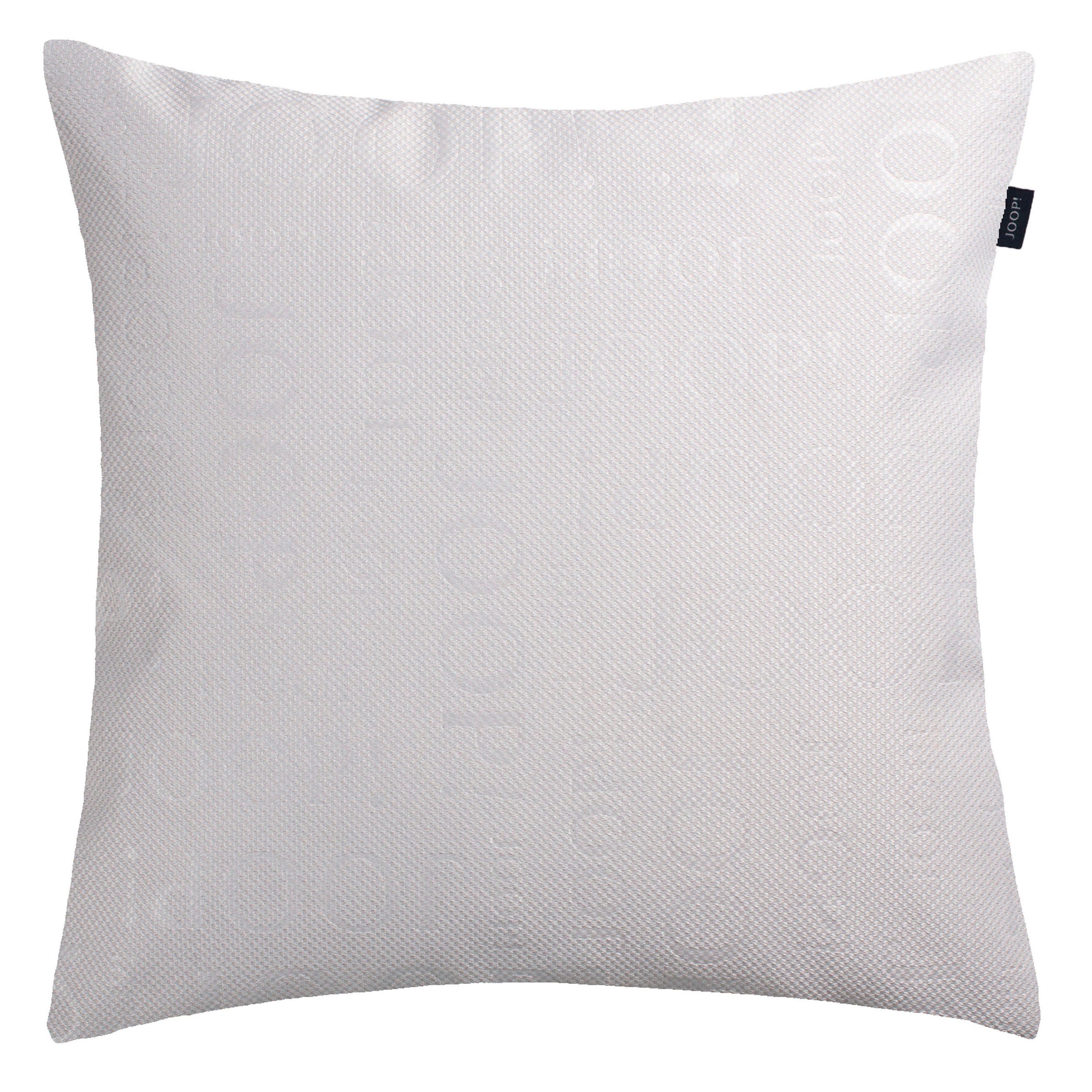 KISSENHÜLLE J!Label 40/40 cm  - Silberfarben/Hellgrau, Basics, Textil (40/40cm) - Joop!
