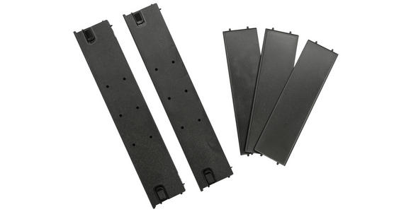 SCHUBKASTENEINSATZ   - Schwarz, KONVENTIONELL, Metall - Moderano