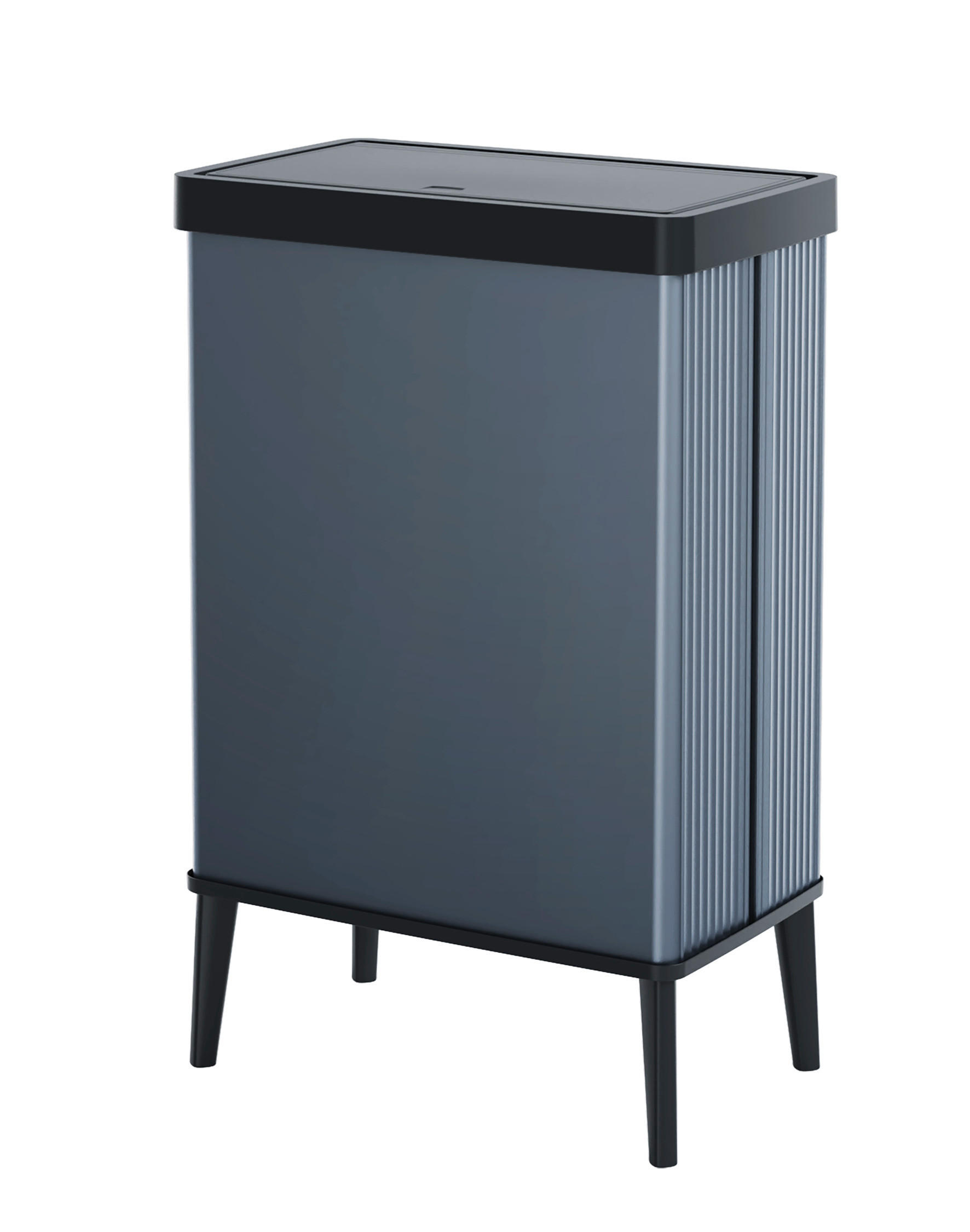 ABFALLEIMER 54 l  Kunststoff  - Blaugrau, Basics, Kunststoff (26,5/68,7/43,5cm) - Keter