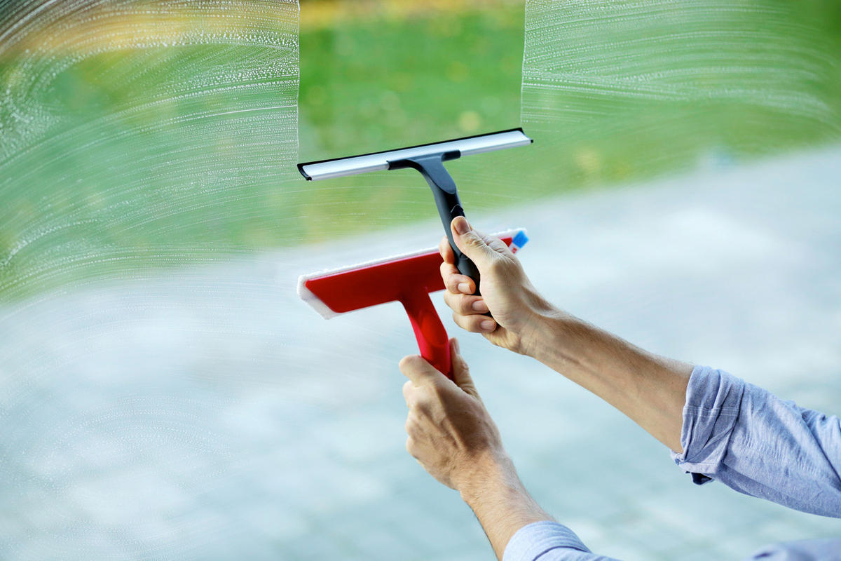 FENSTERWISCHER - Basics, Kunststoff/Textil (28/4/28cm) - Vileda