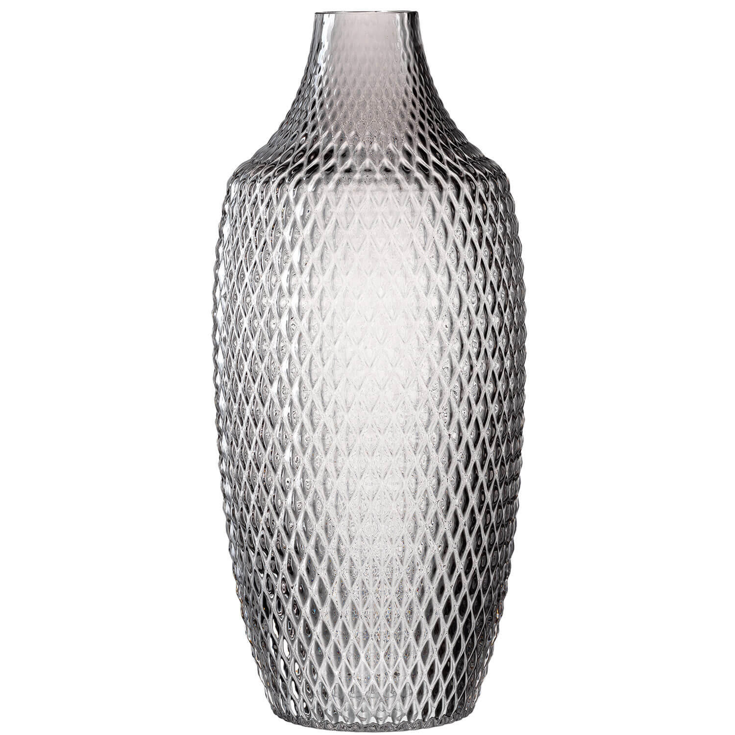 VASE Poesia 40 cm - Grau, Basics, Glas (17/40cm) - Leonardo