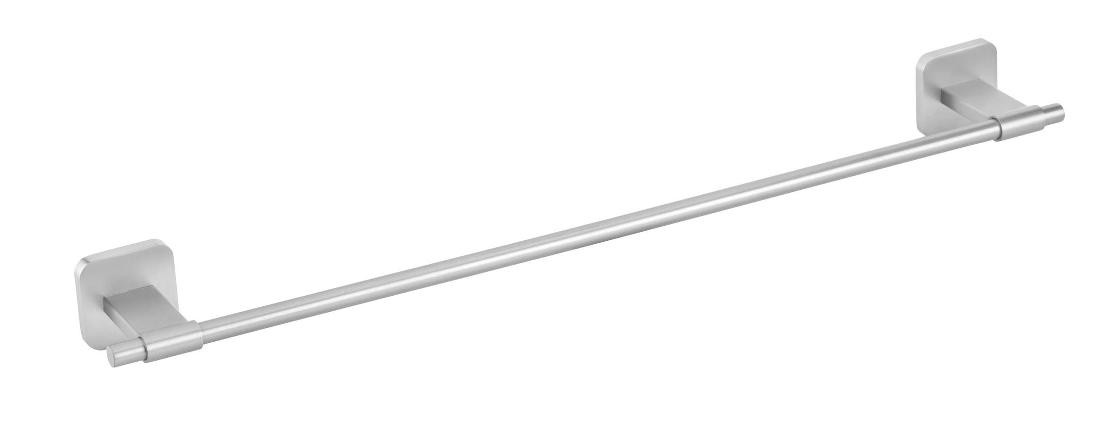 HANDTUCHSTANGE Edelstahlfarben  - Edelstahlfarben, MODERN, Metall (60,5/7,5/5,5cm) - Wenko