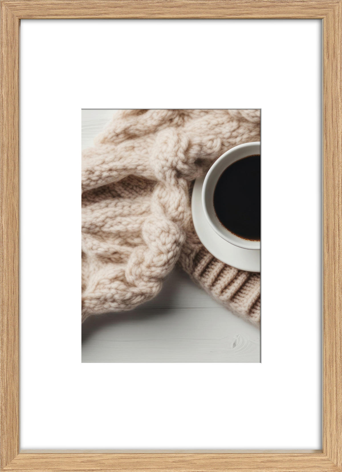 BILDERRAHMEN - Eichefarben, Basics, Glas/Holzwerkstoff (21/29,7cm)