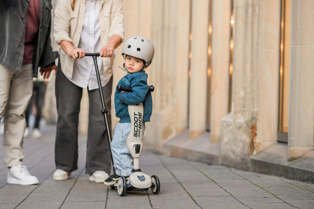 KINDERSCOOTER  - Hellgrau, Trend, Kunststoff (3,1kg) - Scoot and Ride