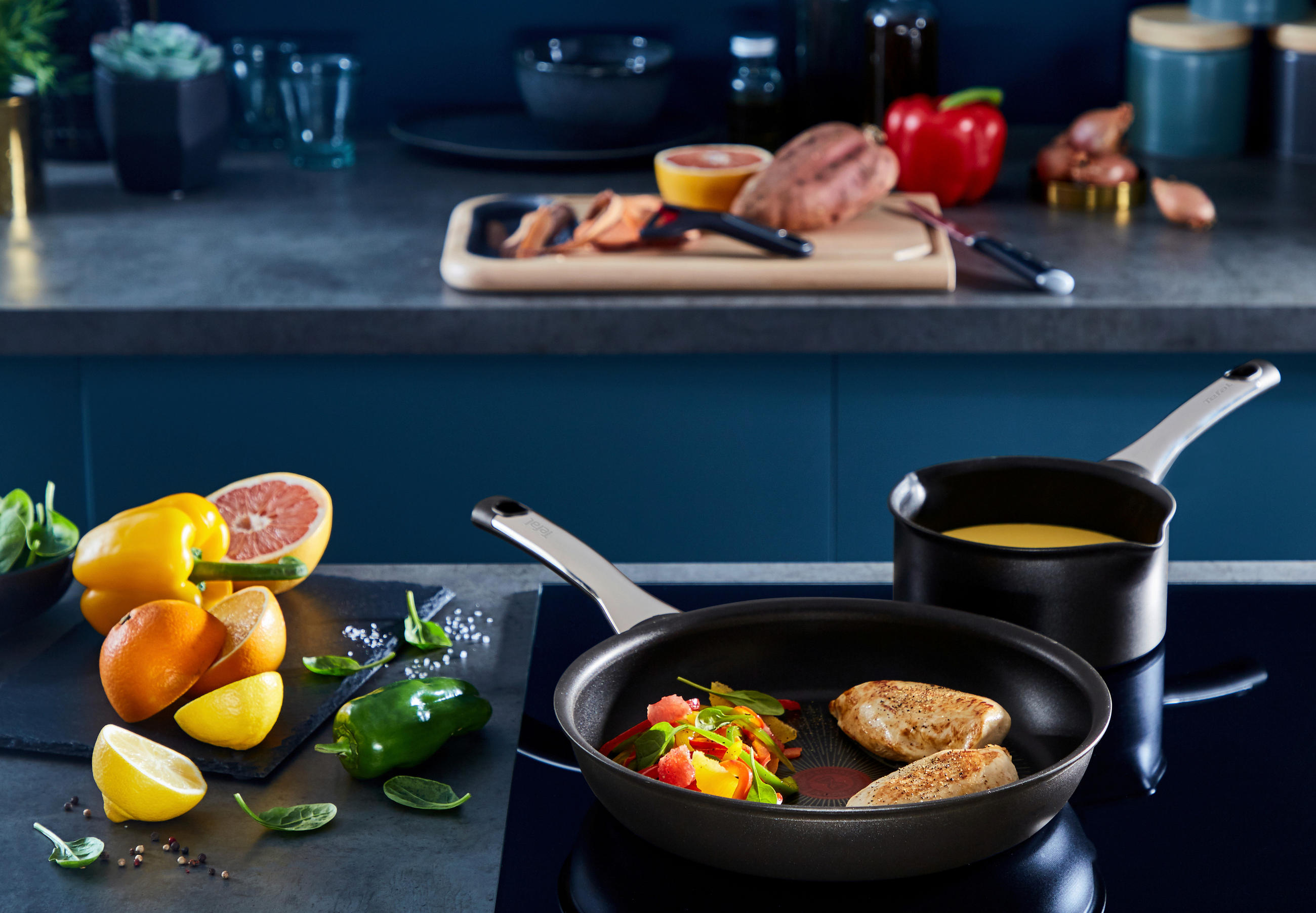 BRATPFANNE EXCELLENCE 32 cm  - Schwarz, Basics, Metall (32cm) - Tefal