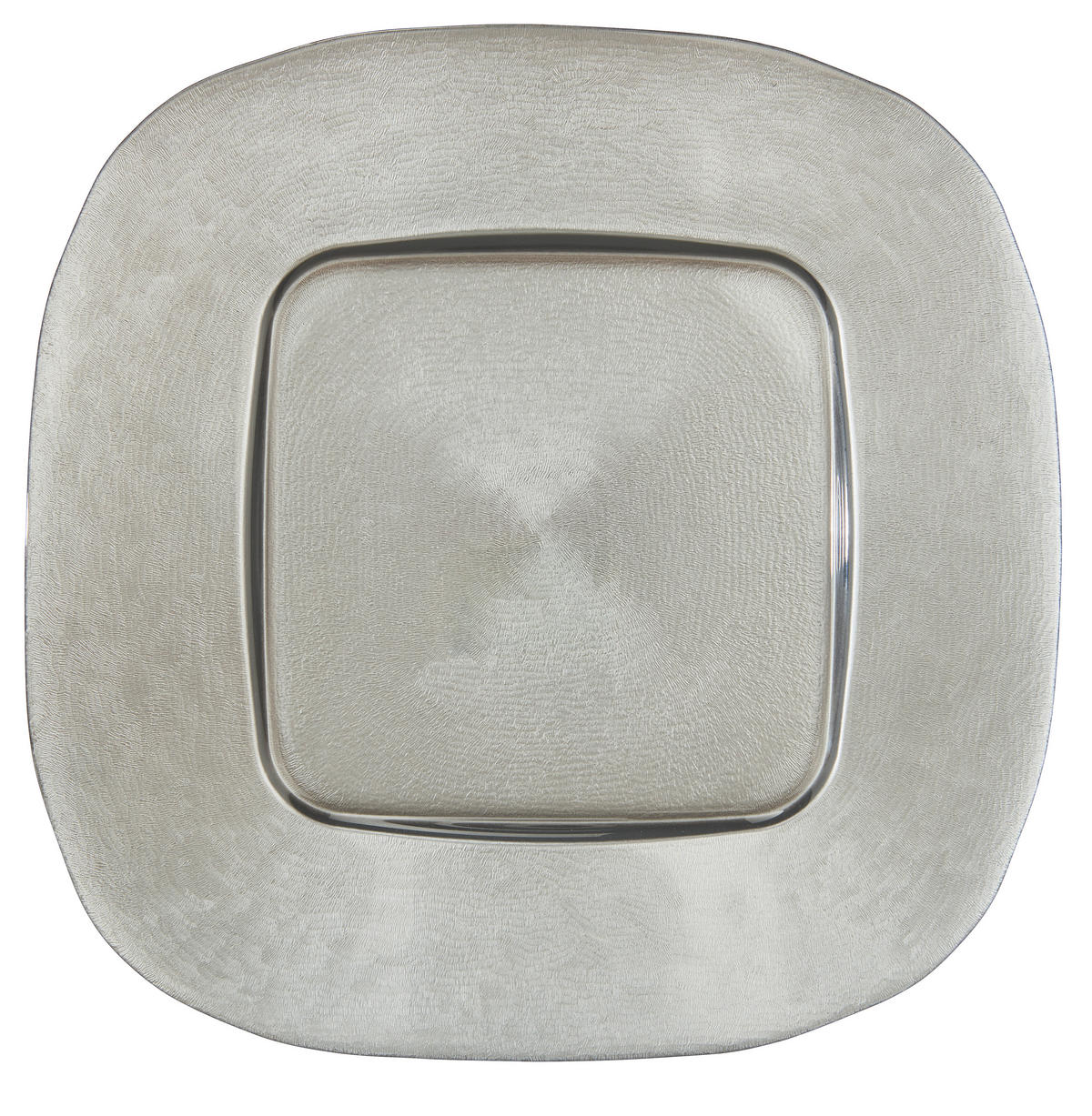 PODLOŽKA POD TALÍŘ, sklo, 34/34 cm - šedá, Design, sklo (34/34cm) - Novel