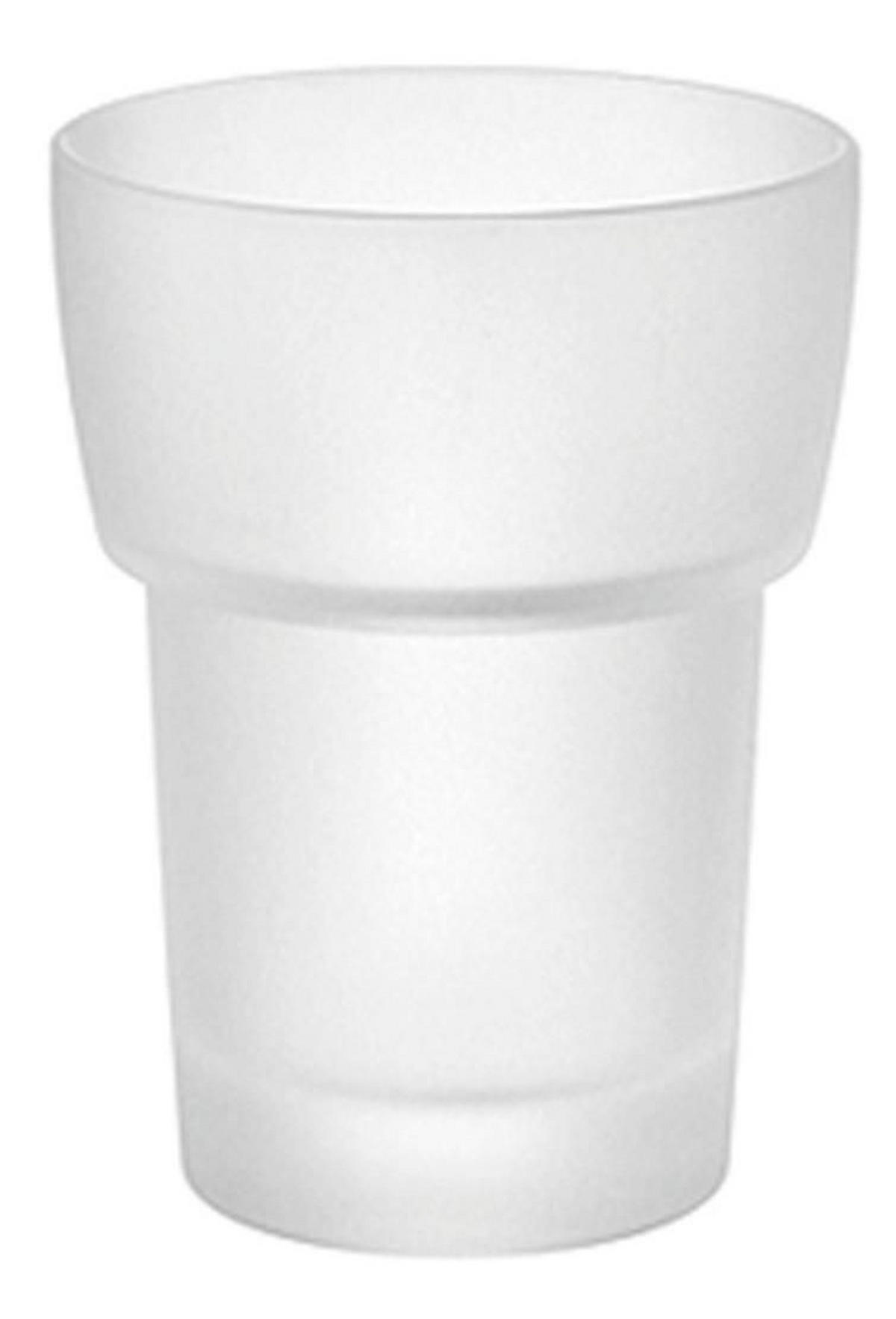 POHÁR NA ZUBNÉ KEFKY  - Basics, sklo (5,35/10cm)