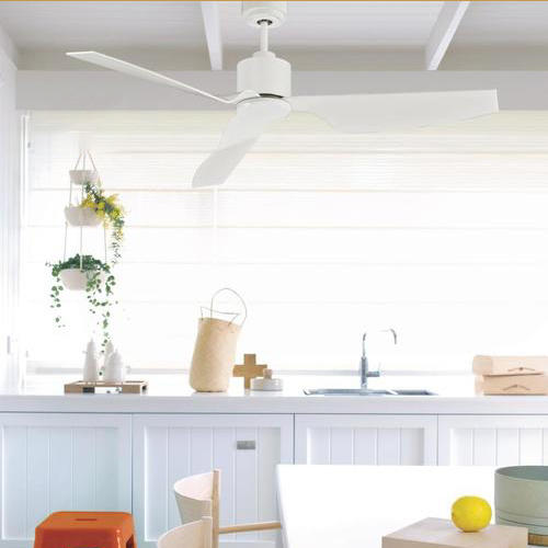 DECKENVENTILATOR 127/33 cm   - Weiß, Basics, Kunststoff/Metall (127/33cm)