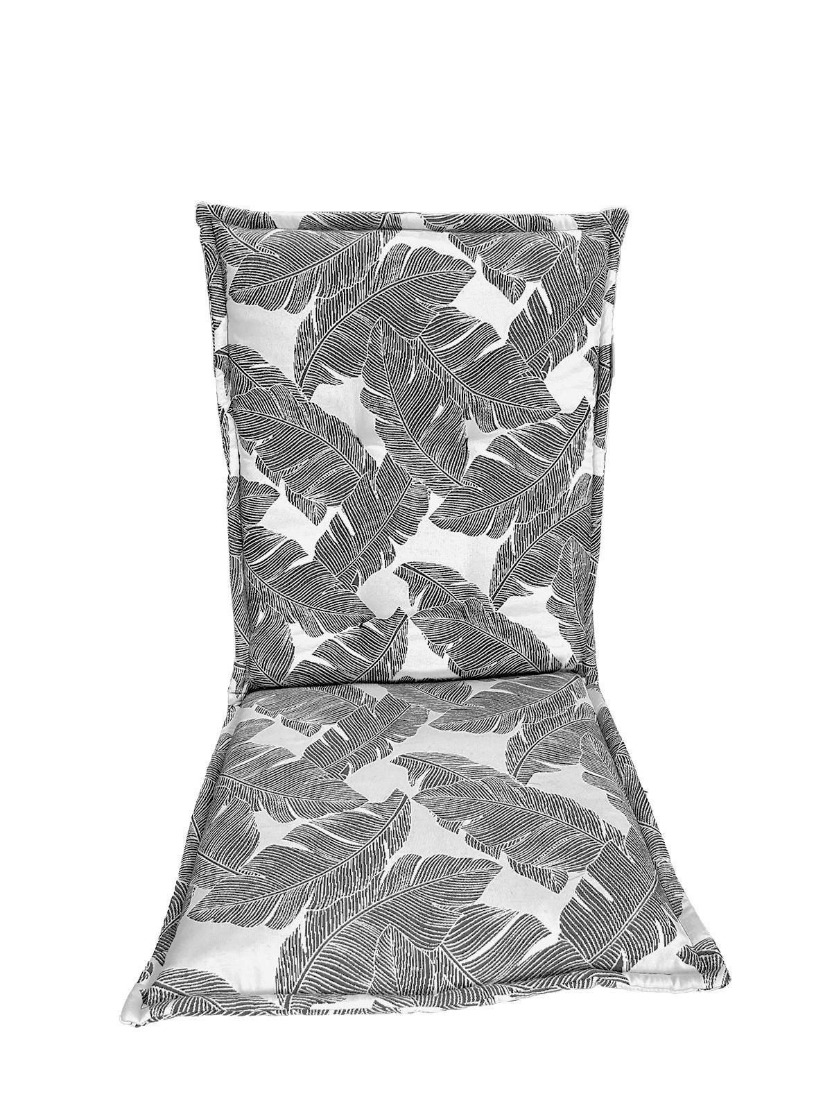 JASTUK ZA STOLICU - bijela/tamno siva, Moderno, tekstil (100/50cm) - Amatio