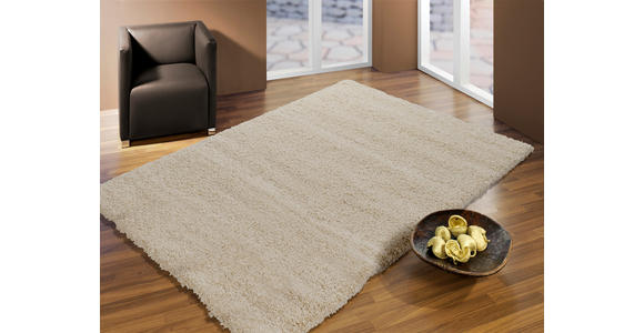 HOCHFLORTEPPICH 80/200 cm Fashion Shaggy Creme - Creme, Basics, Textil (80/200cm) - Novel