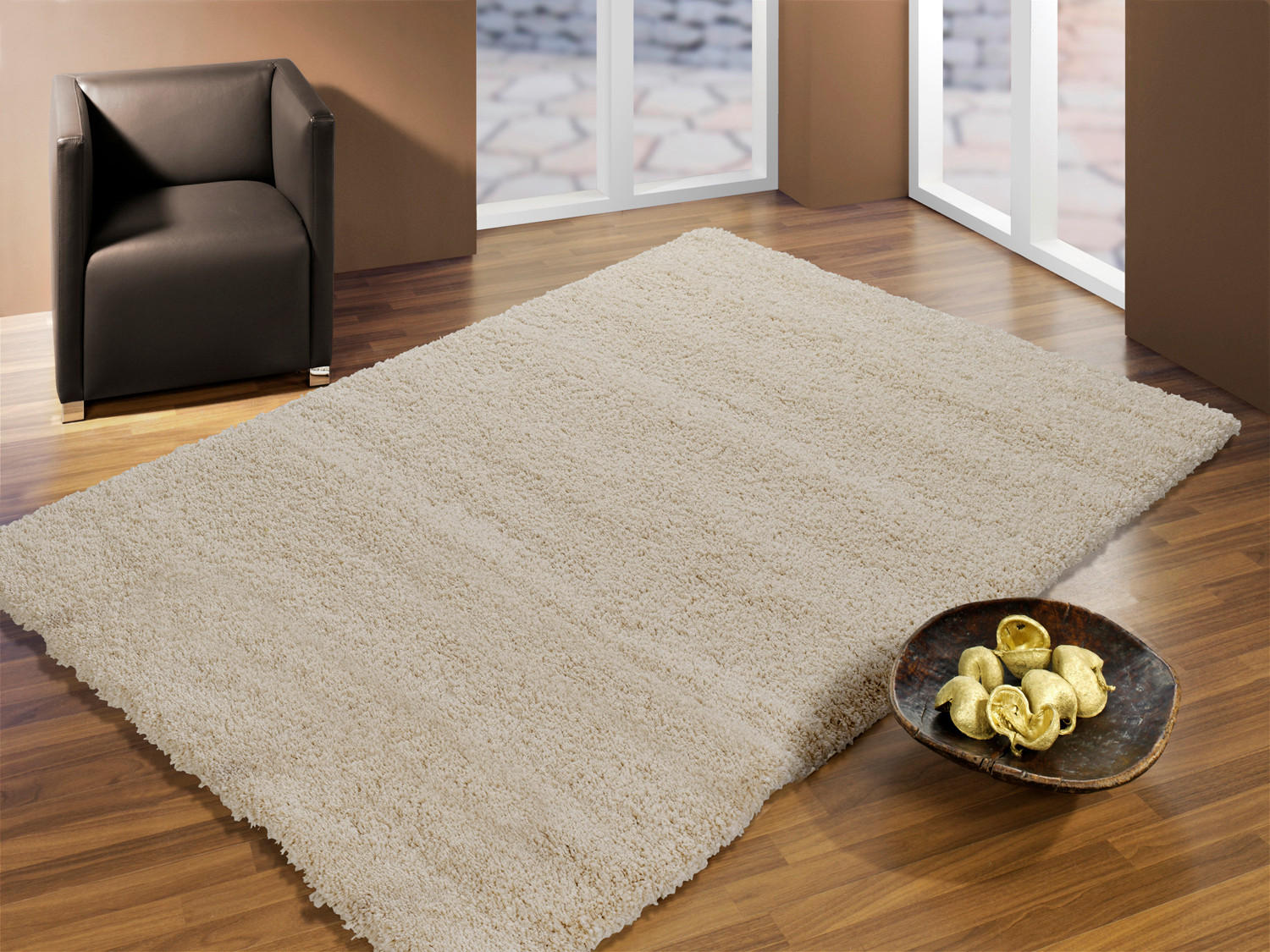 LÄUFER 80/200 cm Fashion Shaggy  - Creme, Basics, Textil (80/200cm) - Novel