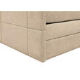 BOXSPRINGBETT 180/200 cm  in Beige  - Beige, KONVENTIONELL, Textil (180/200cm) - Carryhome