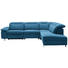 WOHNLANDSCHAFT in Textil Blau - Chromfarben/Blau, Design, Textil/Metall (305/231cm) - Dieter Knoll WOHNLANDSCHAFT in Textil Blau - Chromfarben/Blau, Design, Textil/Metall (305/231cm) - Dieter Knoll