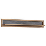 WANDBOARD in 150/24/22 cm Schieferfarben, Alteiche  - Schieferfarben/Alteiche, Design, Holz/Holzwerkstoff (150/24/22cm) - Cantus