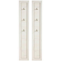 ŠATNÍ PANEL, bílá, barvy pinie, 27/162/2,5 cm - bílá/barvy pinie, Lifestyle, kompozitní dřevo (27/162/2,5cm) - Hom`in