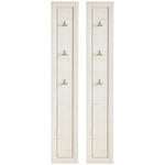 GARDEROBENPANEEL 2 Stück  in 27/162/2,5 cm  - Weiß/Pinienfarben, LIFESTYLE, Holzwerkstoff (27/162/2,5cm) - Hom`in
