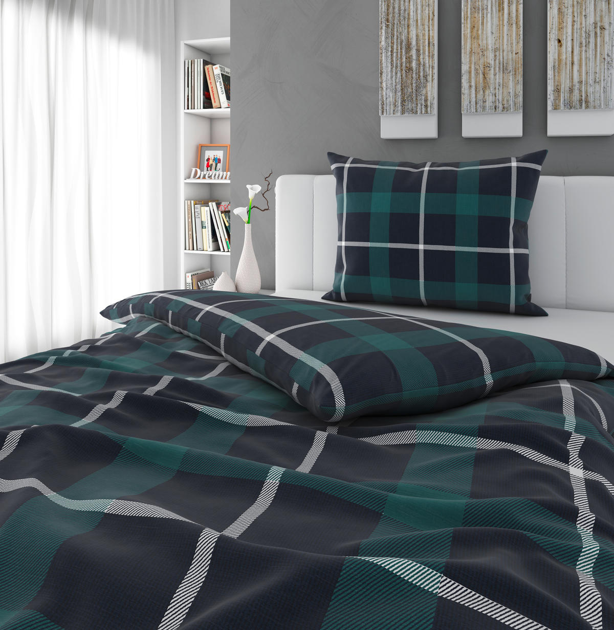 POSTEĽNÁ BIELIZEŇ, flanel, modrá, 140/200 cm - modrá, Natur, textil (140/200cm) - Esposa