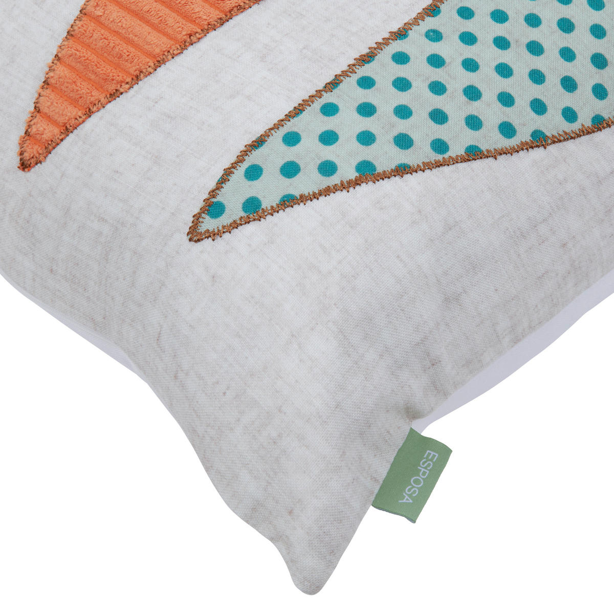 ZIERKISSEN  40/60 cm   - Weiß, Textil (40/60cm) - Esposa