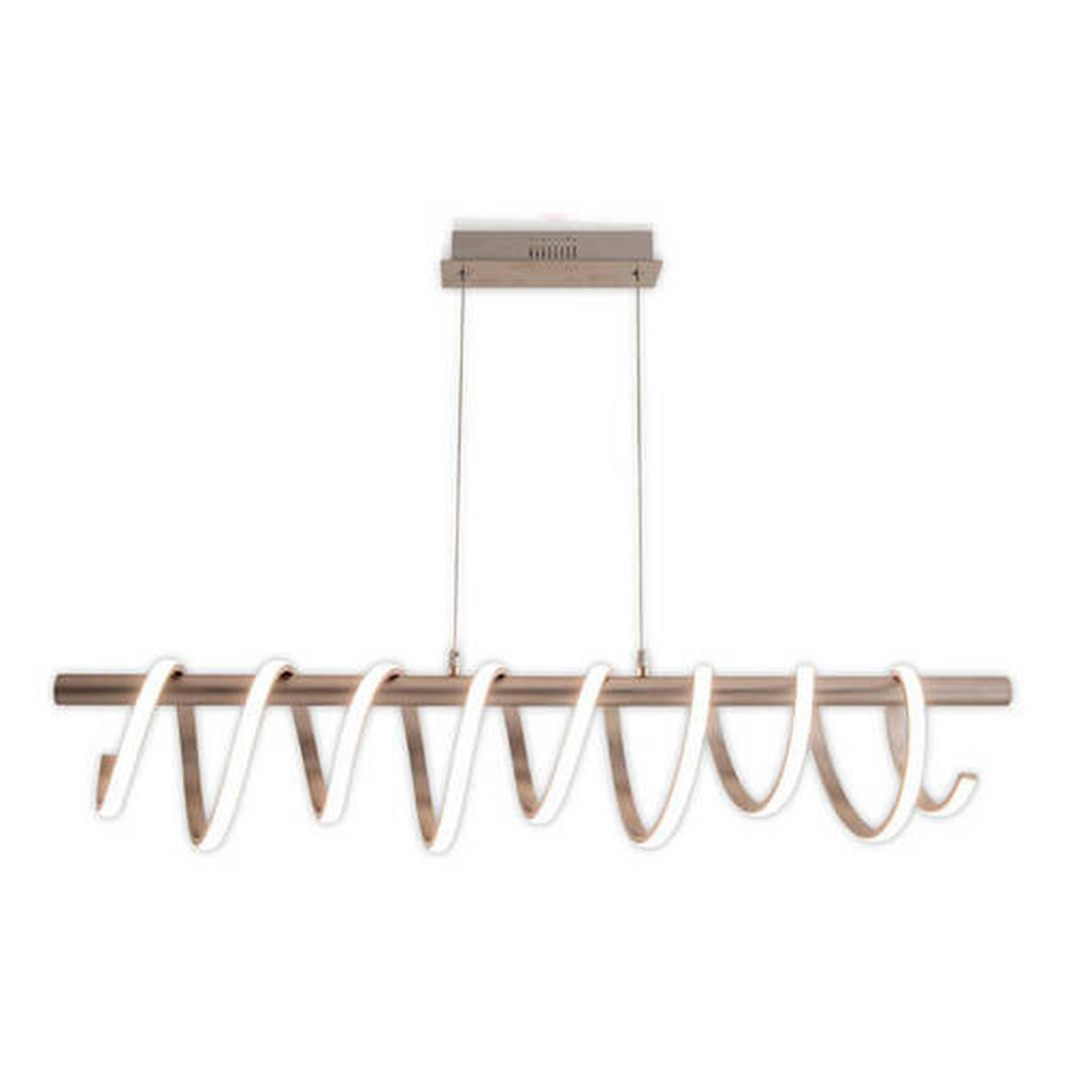 LED-HÄNGELEUCHTE 100/6/150 cm  - Nickelfarben, Design, Metall (100/6/150cm) - Näve